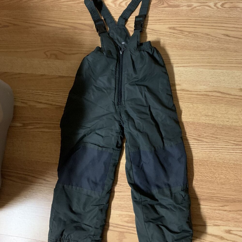 PSG Tech Dark Grey Black Youth Size 4/5 Snow Pants Snowpants